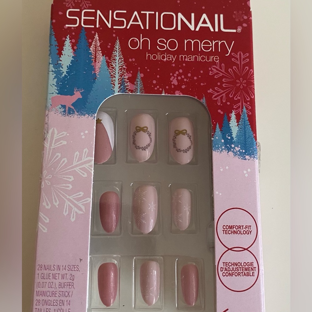 BNIB Press on Nails Xmas Designs